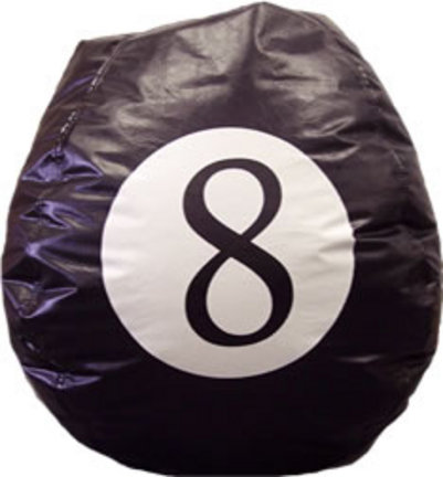 8 Ball Vinyl Bean Bag Chair