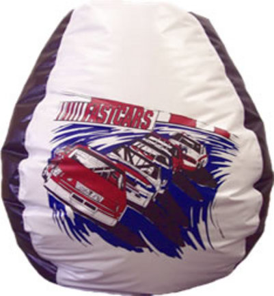 Fast Cars Vinyl Bean Bag Chair