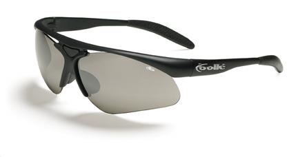 Vigilante Sunglasses with Matte Black Frames and A-SES Lens Set (TNS Gun, Vermillon, Dark Cinnamon, Clear) Lenses from B