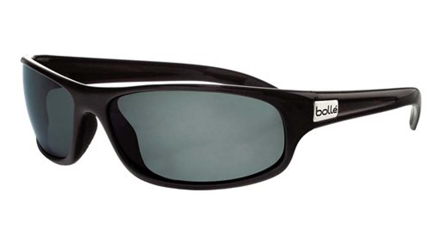 Anaconda Snakes Sport Sunglasses with Shiny Black Frame and Polarized TNS Oleo AF Lenses from Bolle