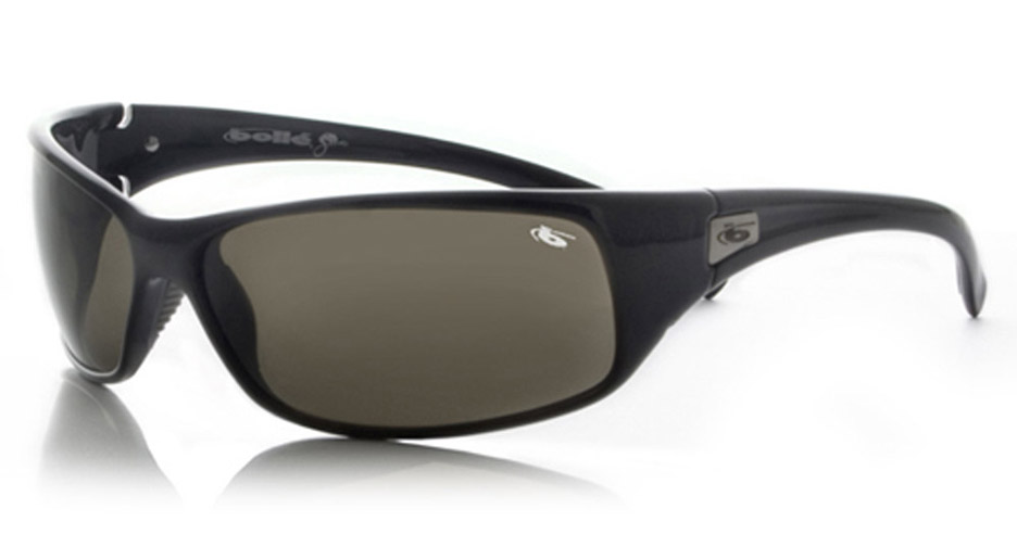 Recoil Snakes Sport Sunglasses with Shiny Black Frame and TNS Lenses from Bolle