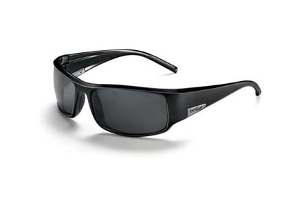 King Sport Collection Sunglasses (Shiny Black Frame and Polarized TNS Oleo AF Lenses) from Bolle