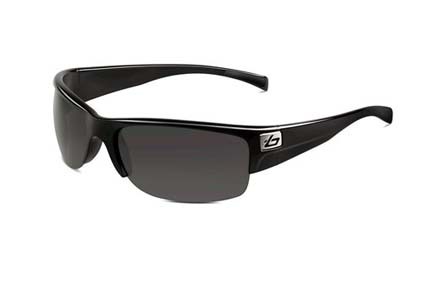 Zander Sport Collection Sunglasses (Shiny Black Frame and Polarized TNS Lenses) from Bolle