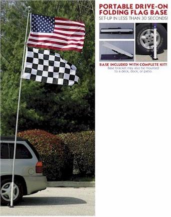 16' Tailgate Flag Pole 