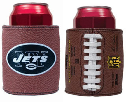 New York Jets Football Can Coozies / Coolers - Set of 2