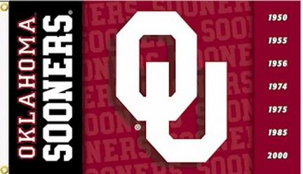 Oklahoma Sooners Premium 2-Sided 3' x 5' Flag
