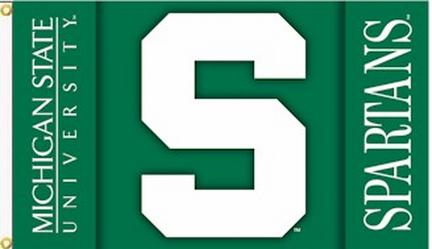 Michigan State Spartans Premium 2-Sided 3' x 5' Flag