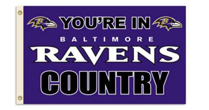 Baltimore Ravens Country Premium 3' x 5' Flag
