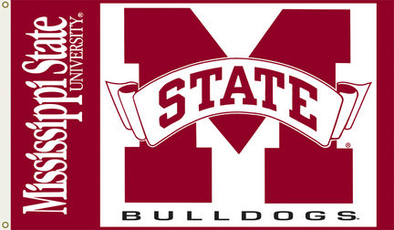 Mississippi State Bulldogs Premium 3' x 5' Flag