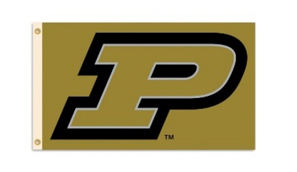 Purdue Boilermakers Logo Premium 3' x 5' Flag