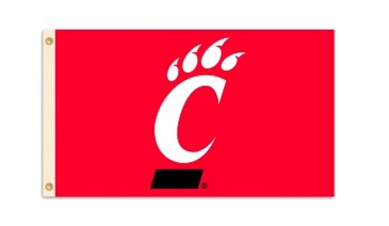 Cincinnati Bearcats Logo Premium 3' x 5' Flag