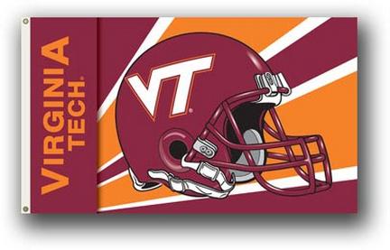 Virginia Tech Hokies Premium 3' x 5' Helmet Flag