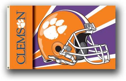 Clemson Tigers Premium Helmet 3' x 5' Flag