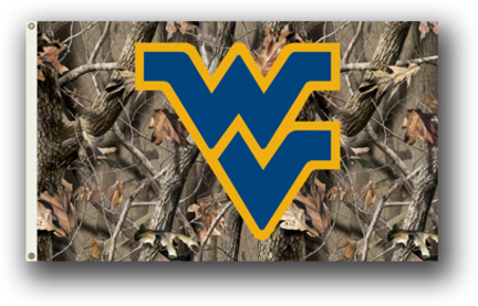 West Virginia Mountaineers Realtree Camouflage Premium 3' x 5' Flag