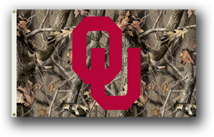Oklahoma Sooners Realtree Camouflage Premium 3' x 5' Flag