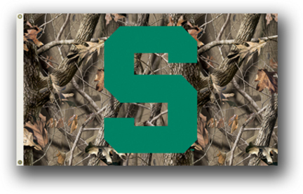 Michigan State Spartans Realtree Camouflage Premium 3' x 5' Flag