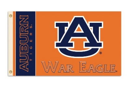 Auburn Tigers "War Eagle" Premium 3' x 5' Flag