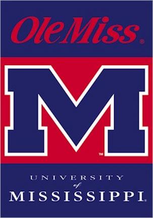 Mississippi (Ole Miss) Rebels Premium 28" x 40" Two-Sided Banner