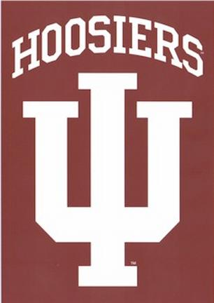 Indiana Hoosiers Premium 28" x 40" Two-Sided Banner