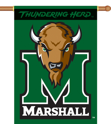 Marshall Thundering Herd Premium 28" x 40" Two-Sided Banner