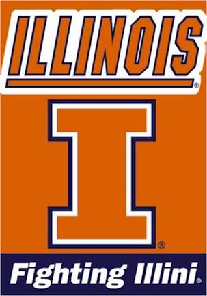 Illinois Fighting Illini Premium 28" x 40" Two-Sided Banner