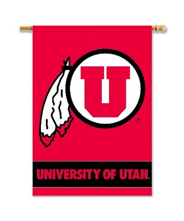 Utah Utes Premium 28" x 40" Two Sided Banner