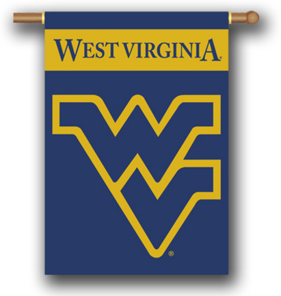 West Virginia Mountaineers Premium 28" x 40" Two Sided Banner