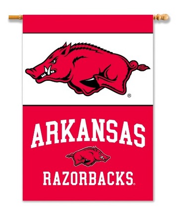 Arkansas Razorbacks Premium 28" x 40" Two Sided Banner