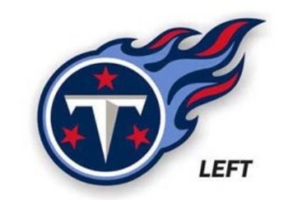 Tennessee Titans 12" Left Logo Car Magnets - Set of 2