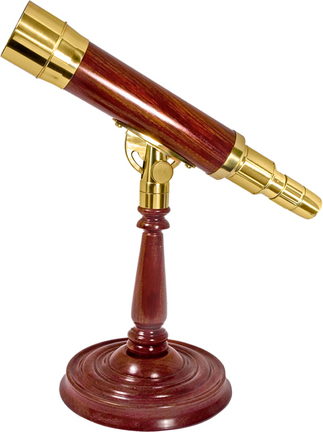 Classic Connoisseur Collection 15-45x50 Spyscope with Mahogany Desktop Pedestal