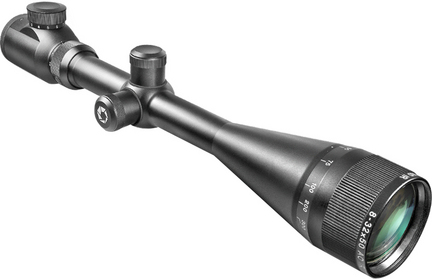 Excavator 8-32x50 Adjustable Objective Riflescope with Illuminated Reticle Target Dot