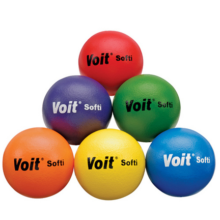 Voit&REG; 6 1/4'' SoftiTuff Ball (Assorted Set of 6)