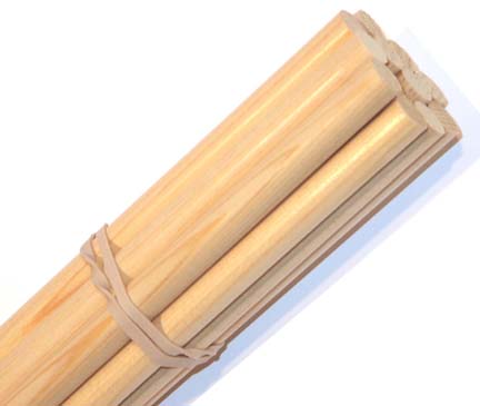 Premium Unfinished Cedar 11/32" Shafts (1 Dozen) from Hot Shot Manufacturing