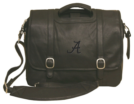 NCAA Alabama Crimson Tide Willow Rock Leather Computer Briefcase