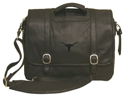 NCAA Texas Longhorns Willow Rock Leather Computer Briefcase