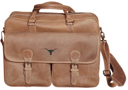 NCAA Texas Longhorns Sedona Canyon Leather Computer Briefcase