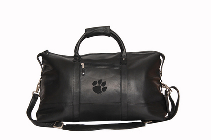 NCAA Clemson Tigers Falls Canyon Cabin Leather Duffel / Bag