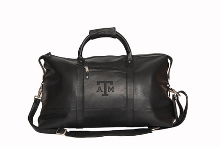 NCAA Texas A & M Aggies Falls Canyon Cabin Leather Duffel / Bag