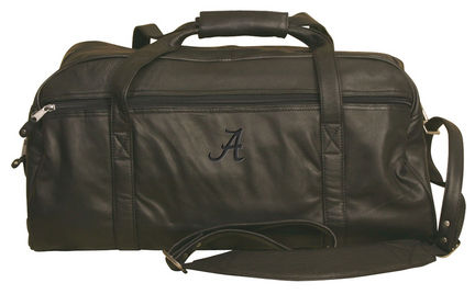 NCAA Alabama Crimson Tide Marble Canyon Leather Sport Duffel / Bag