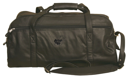 NCAA Kansas Jayhawks Marble Canyon Leather Sport Duffel / Bag