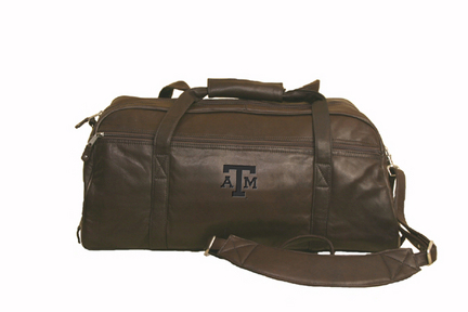 NCAA Texas A & M Aggies Marble Canyon Leather Sport Duffel / Bag