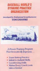 Baseball World's "Dynamic Practice Organization" (Video) by Tom Emanski  (VHS)