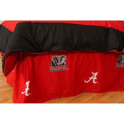 Alabama Crimson Tide Printed Dust Ruffle (Queen)