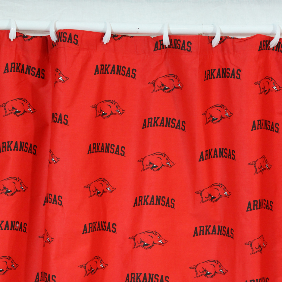Arkansas Razorbacks 70" x 72" Printed Shower Curtain