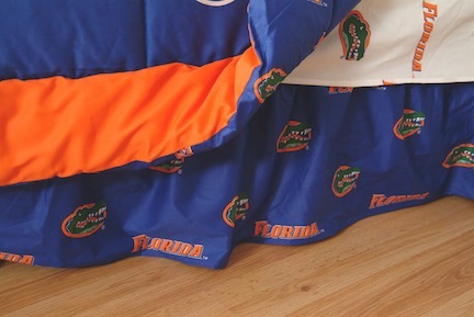 Florida Gators Printed Dust Ruffle (Full)