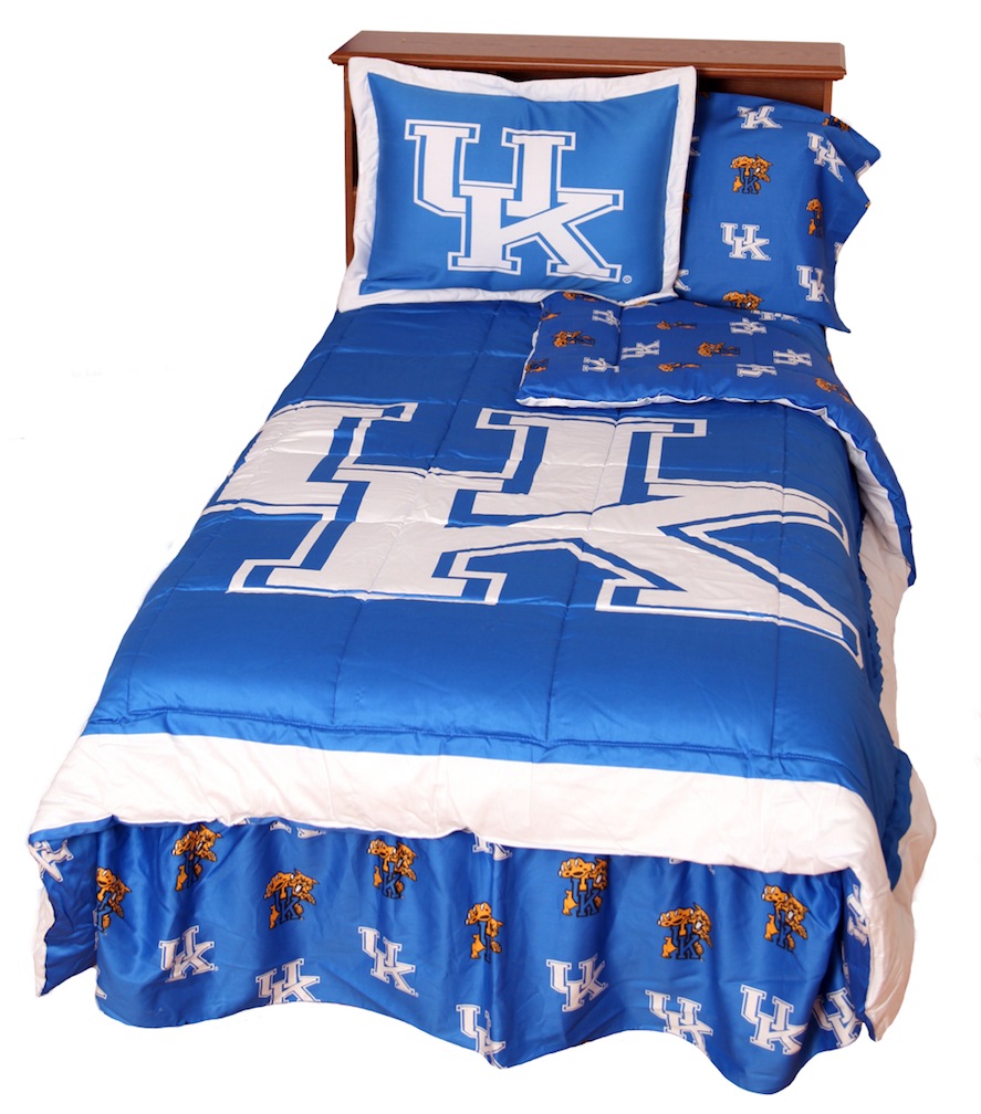 Kentucky Wildcats Reversible Comforter Set (King)