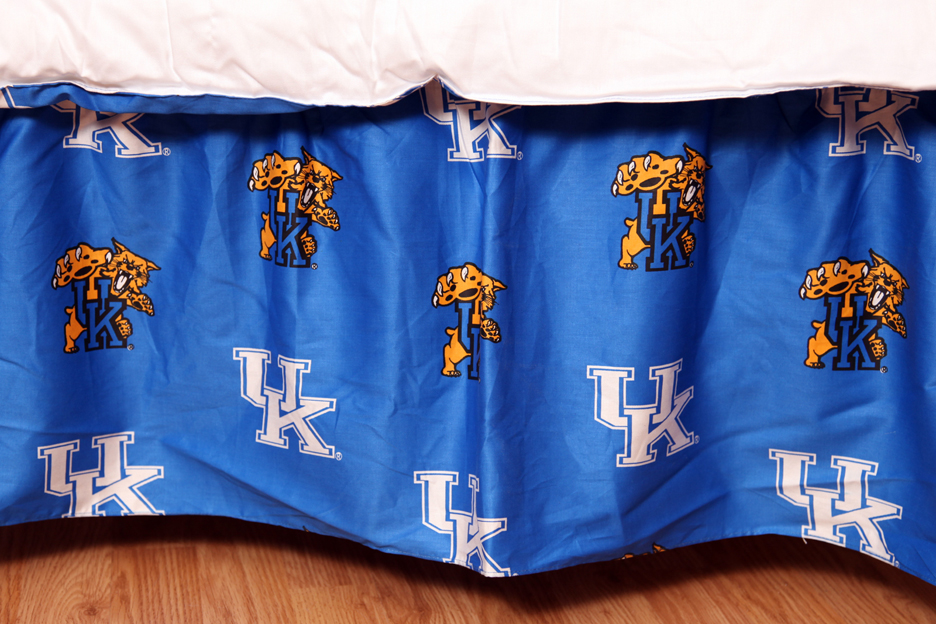 Kentucky Wildcats Printed Dust Ruffle (Queen)