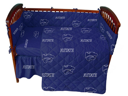 Kansas State Wildcats Baby Crib Set