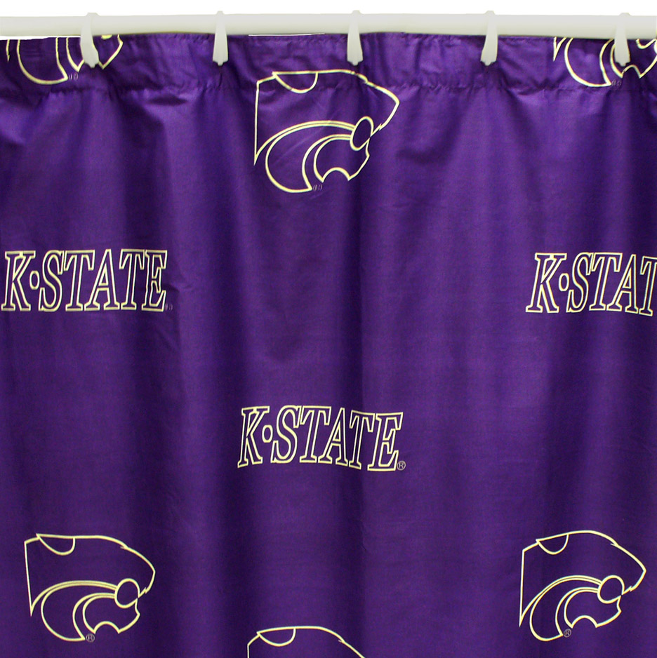 Kansas State Wildcats 70" x 72" Printed Shower Curtain