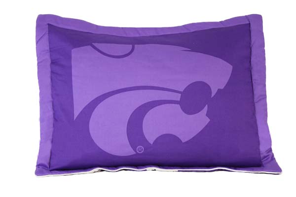Kansas State Wildcats 20" x 26" Printed Pillow Sham (One Pair)